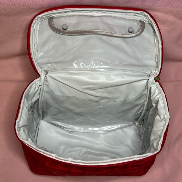 Christian Dior Authentic Vintage Monogram Red Cosmetic Case - Picture 5 of 11